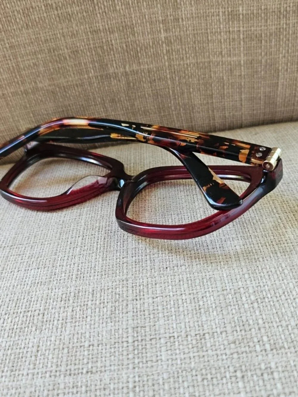 Calvin Klein Collection Eyeglasses Frame Burgundy Eyewear CK7989 Unisex Glasses
